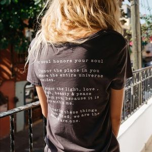 Spiritual Gangster Namaste Scoop Neck Top